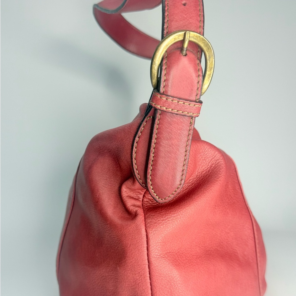 St. John’s Bay Red Leather Crossbody Bag Adjustable Strap Classic Everyday Purse
